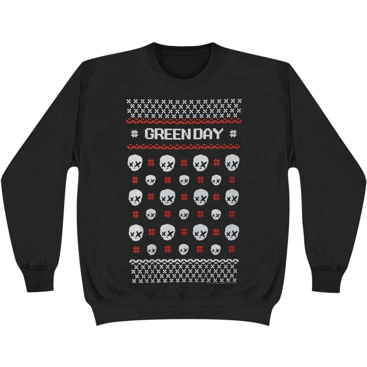 Green Day Xmas Sweatshirt Front