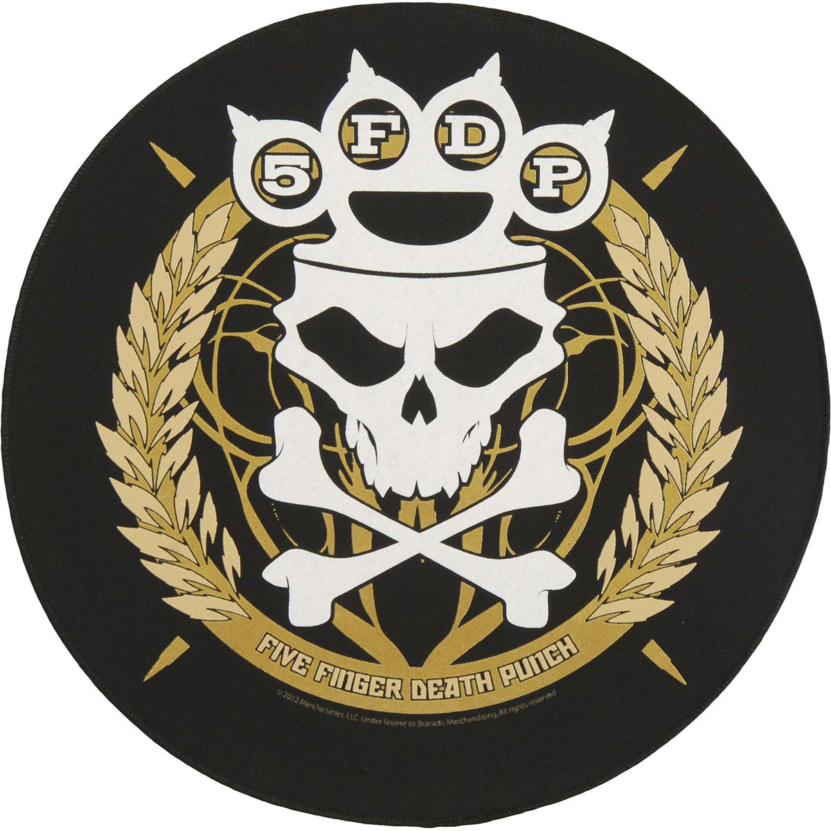 Five Finger Death Punch Knuckle Crown Back Patch Front