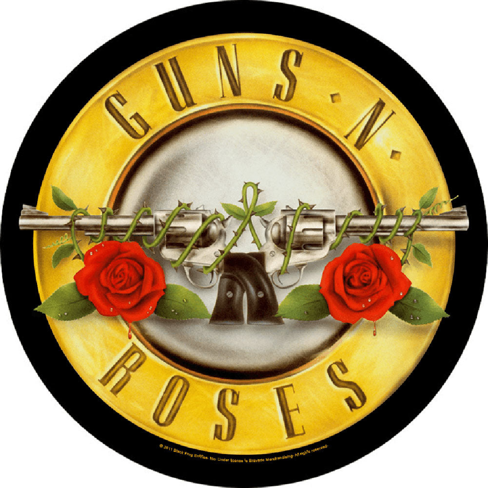 Guns N Roses Bullet Logo Back Patch Front