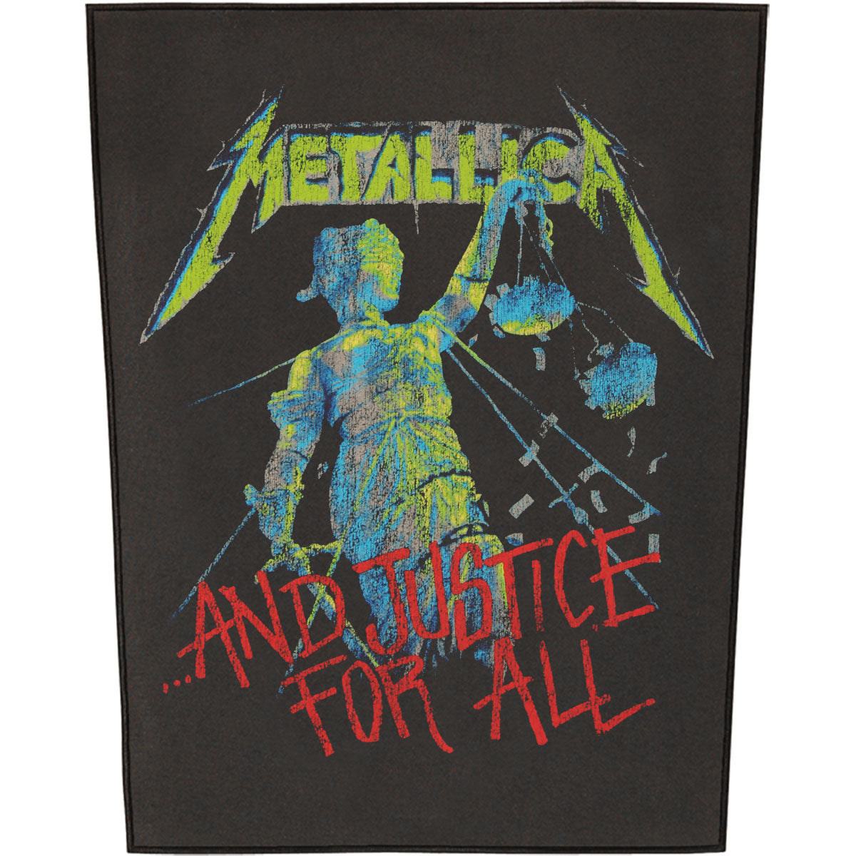 Metallica And Justice For All Back Patch Front