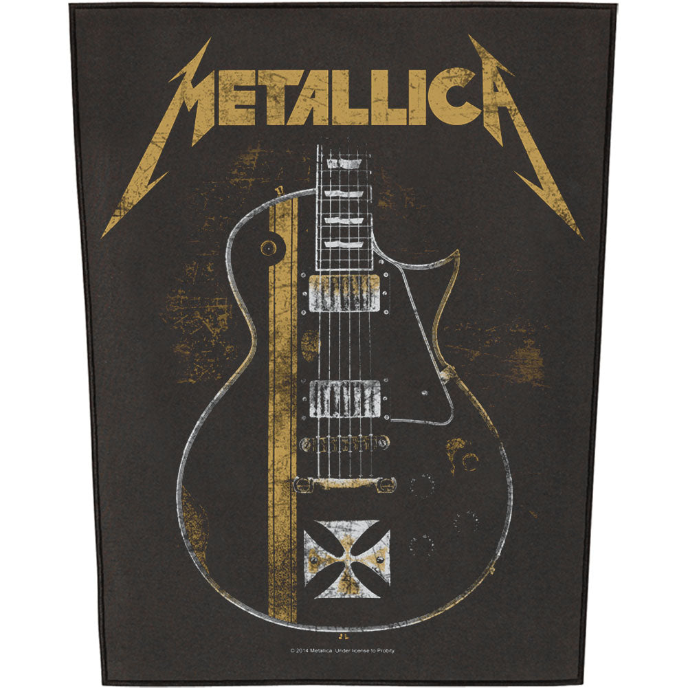 Metallica Hetfield Guitar Back Patch Front