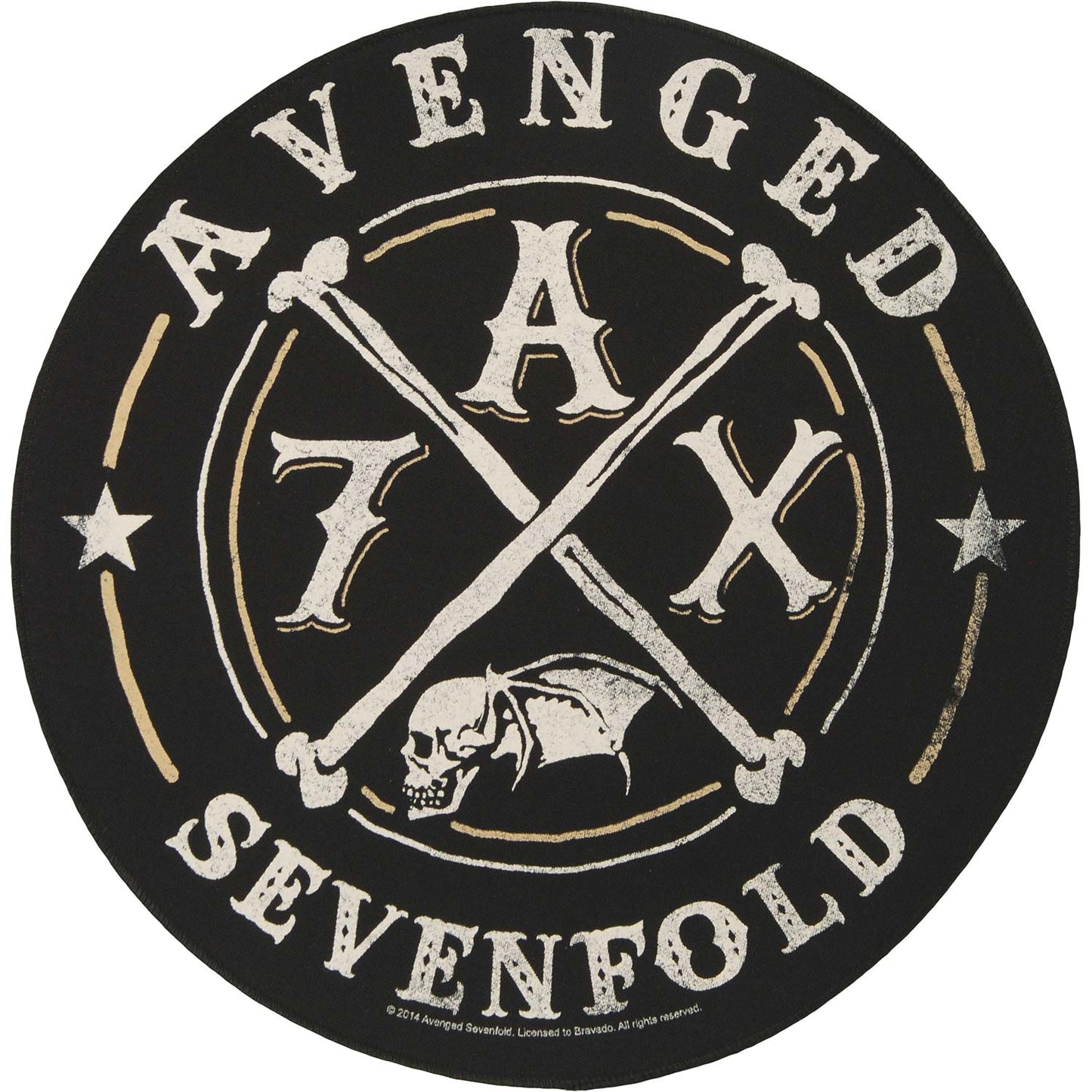 Avenged Sevenfold A7X Back Patch Front