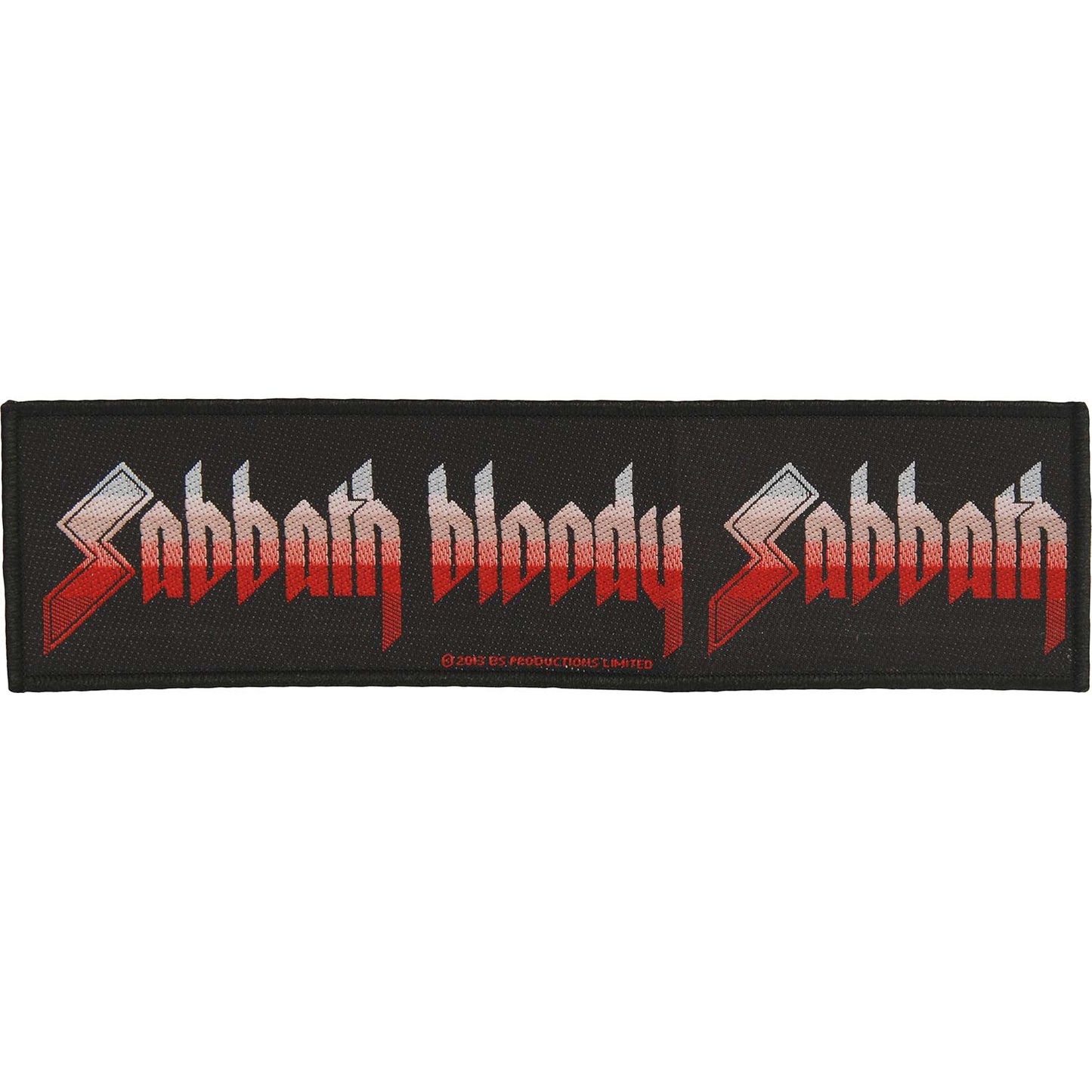 Black Sabbath Sabbath Bloody Sabbath Woven Jumbo Patch Front