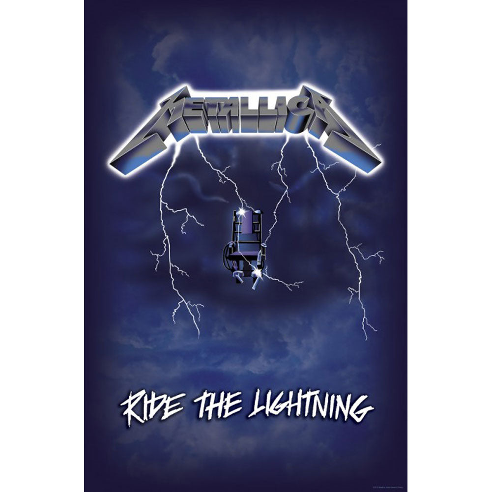 Metallica Ride The Lightning Poster Flag Front