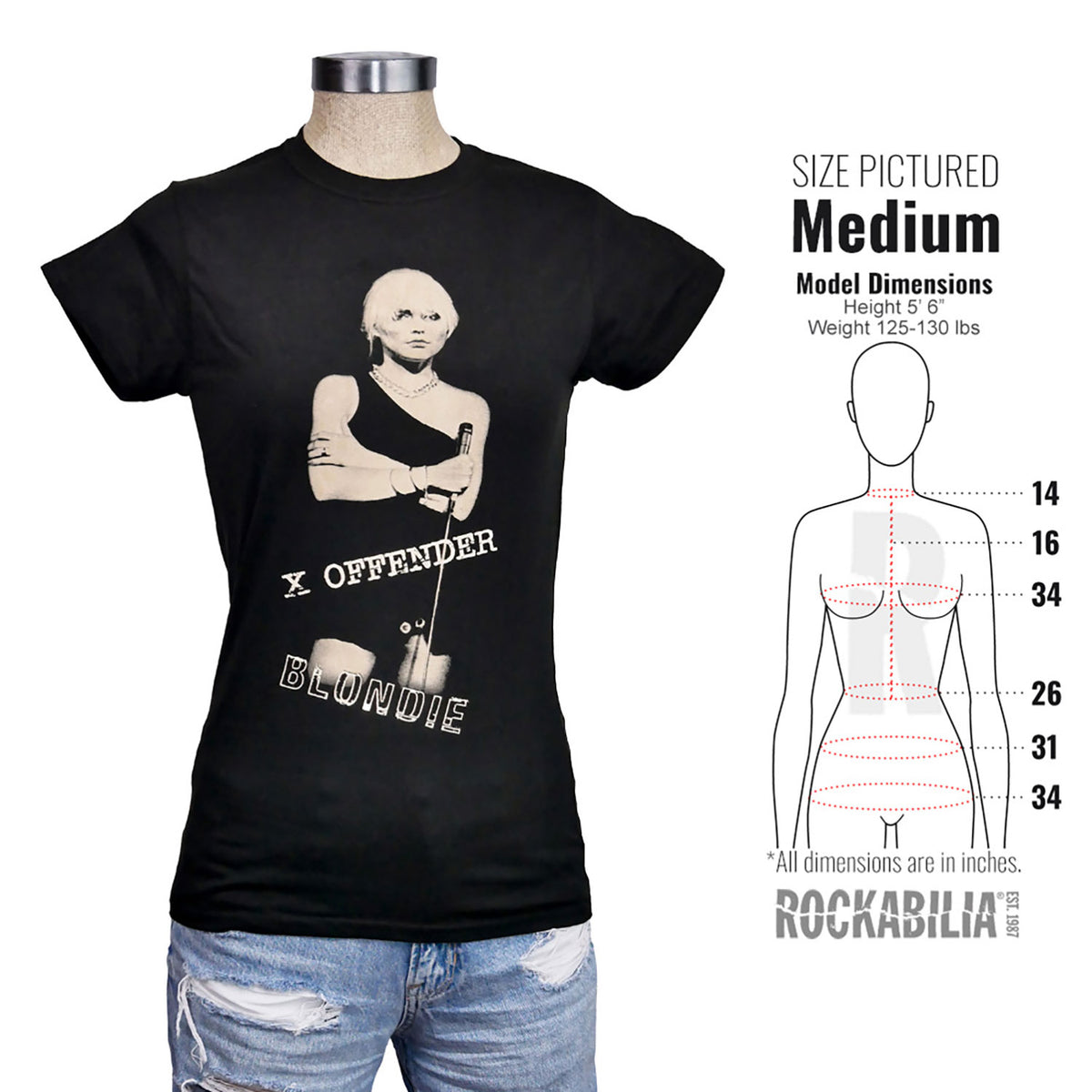 Blondie X Offender Junior Top Alt 3