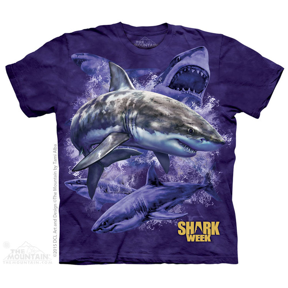 The Mountain Purple Grt Whte Coll T-shirt