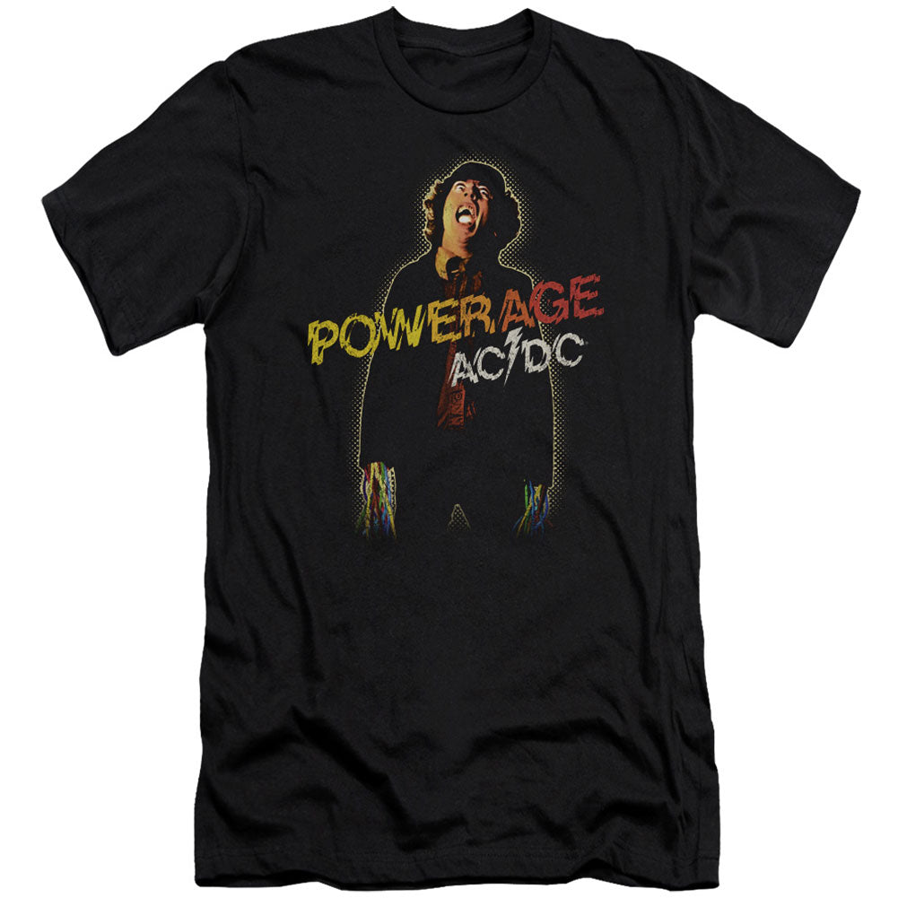 AC/DC Powerage (Canvase Brand) Adult Slim Fit Slim Fit T-shirt