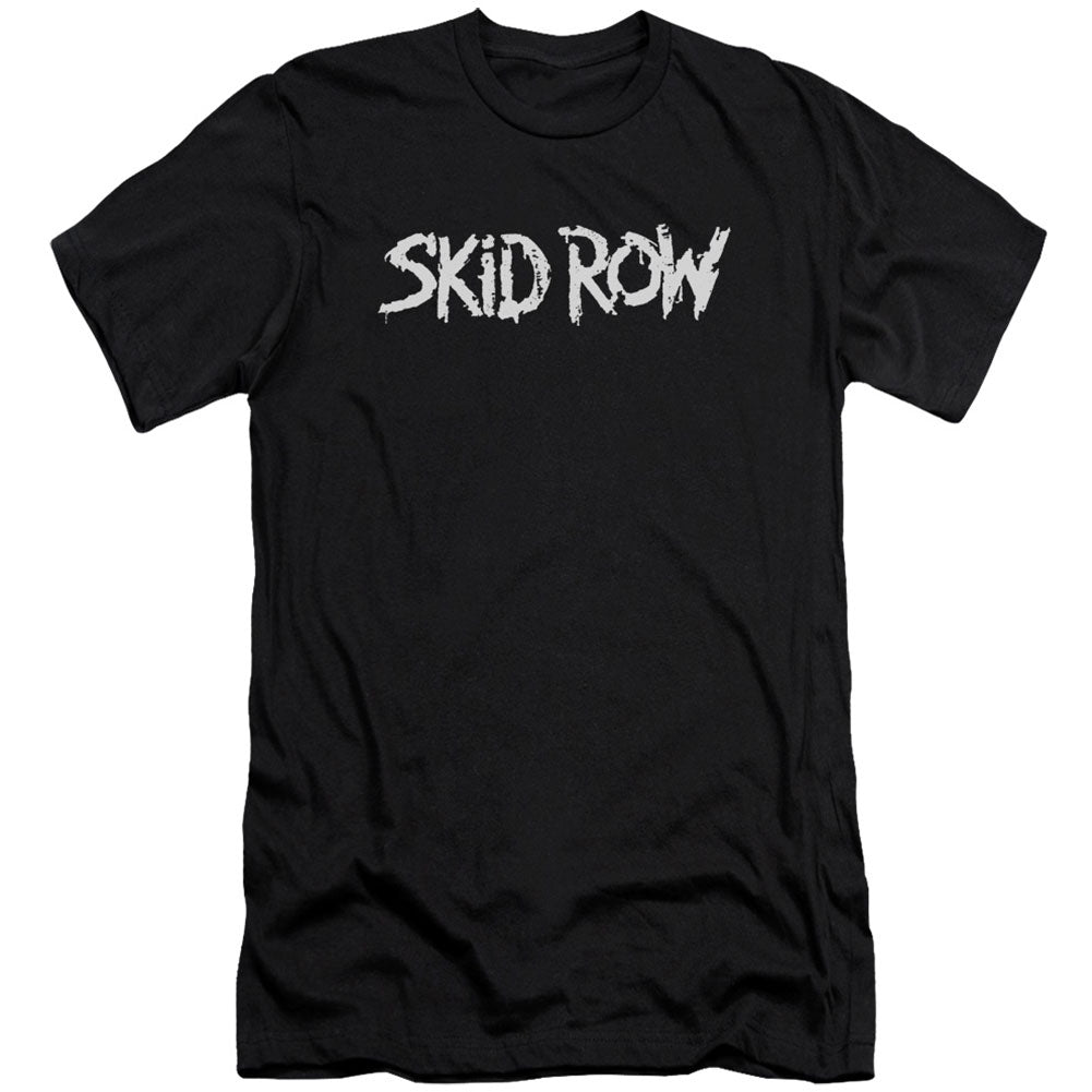 Skid Row Logo (Canvase Brand) Adult Slim Fit Slim Fit T-shirt Front