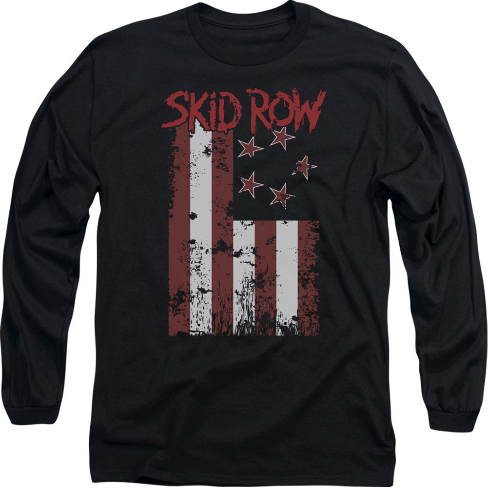 Skid Row Flagged Long Sleeve Front