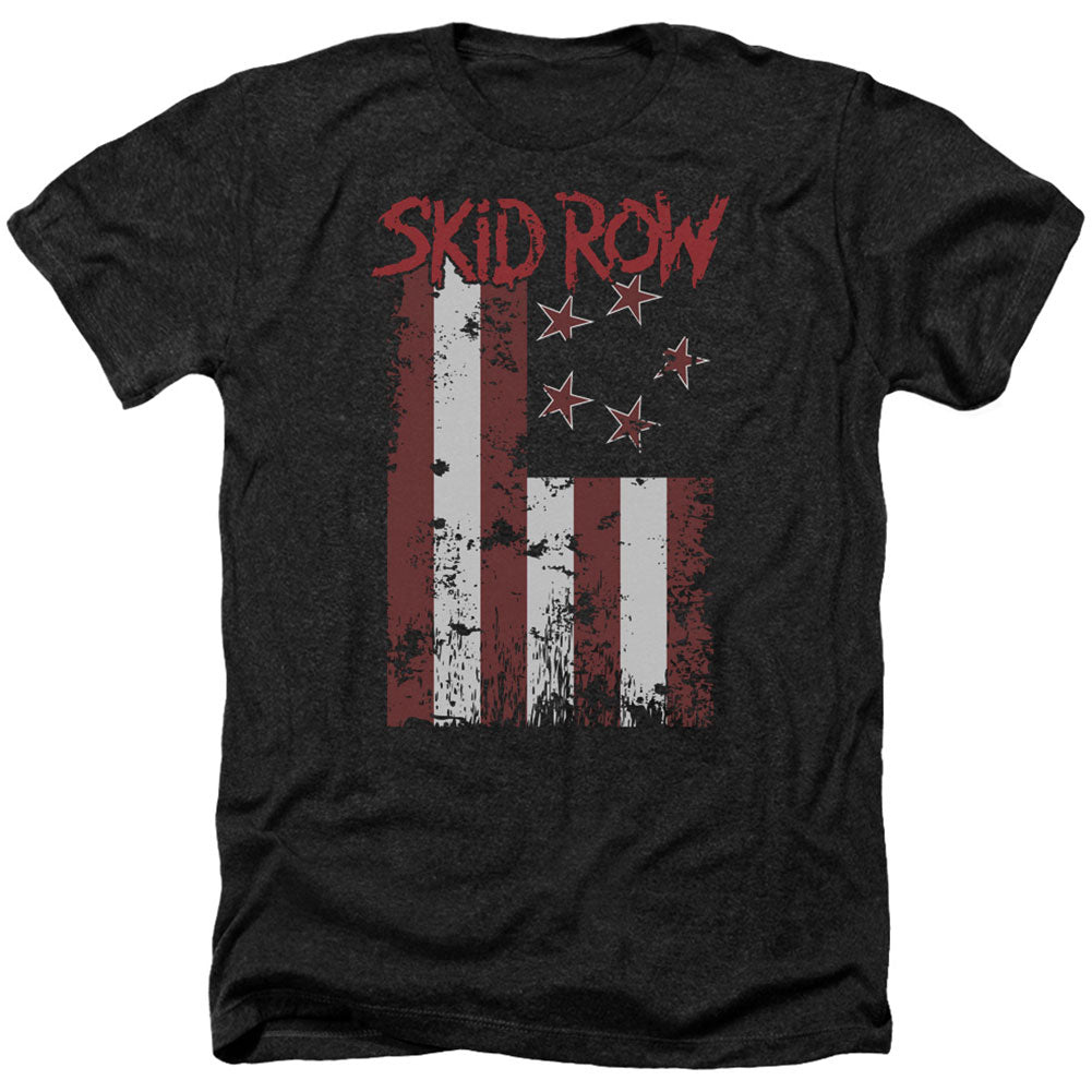 Skid Row Flagged Adult Heather 40% Poly T-shirt