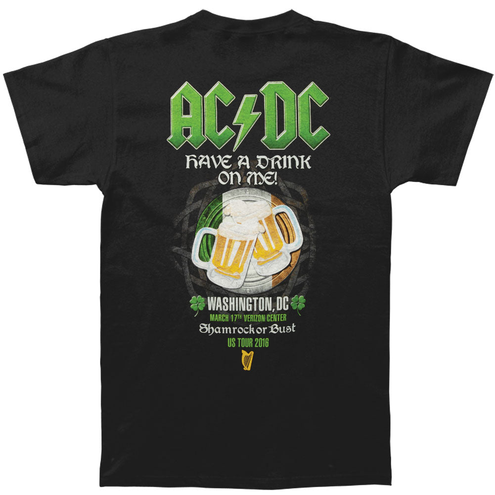 AC/DC Washington DC 2016 Event Slim Fit T-shirt Back