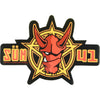 Devil Head In Pentagram (5.5" x 4") Sticker