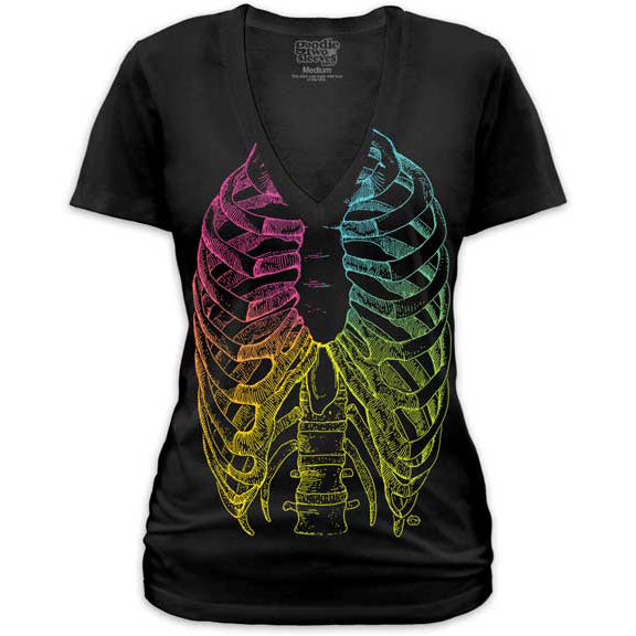 Humor Rib Cage T-shirt Front
