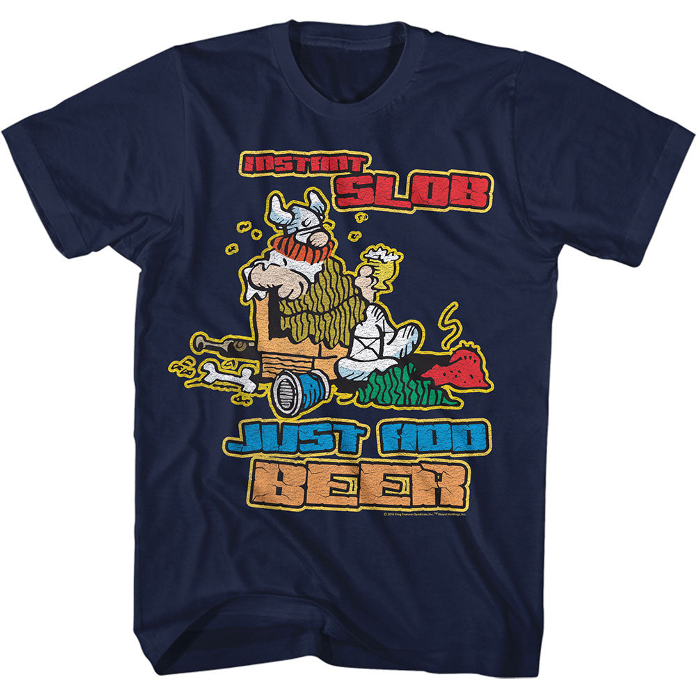 Hagar The Horrible Instant Slob Slim Fit T-shirt Front