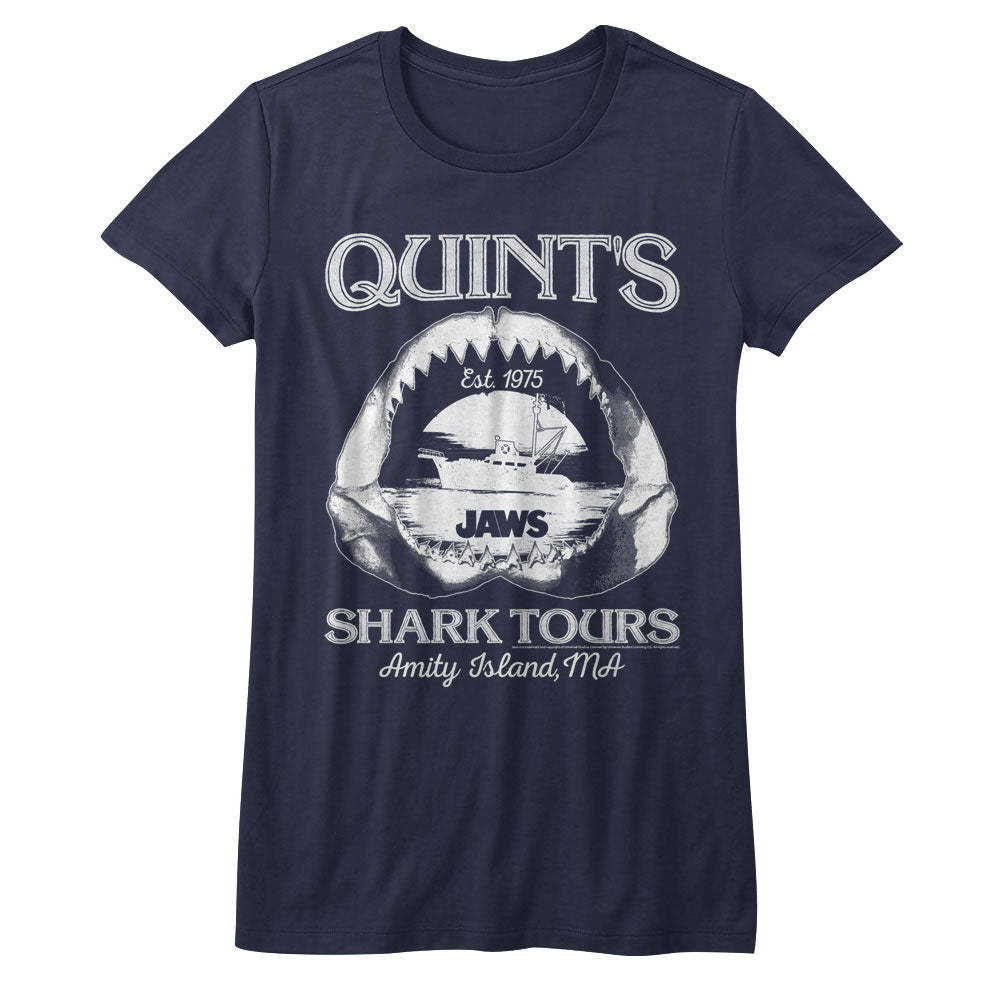 Jaws Shark Tours Junior Top Front