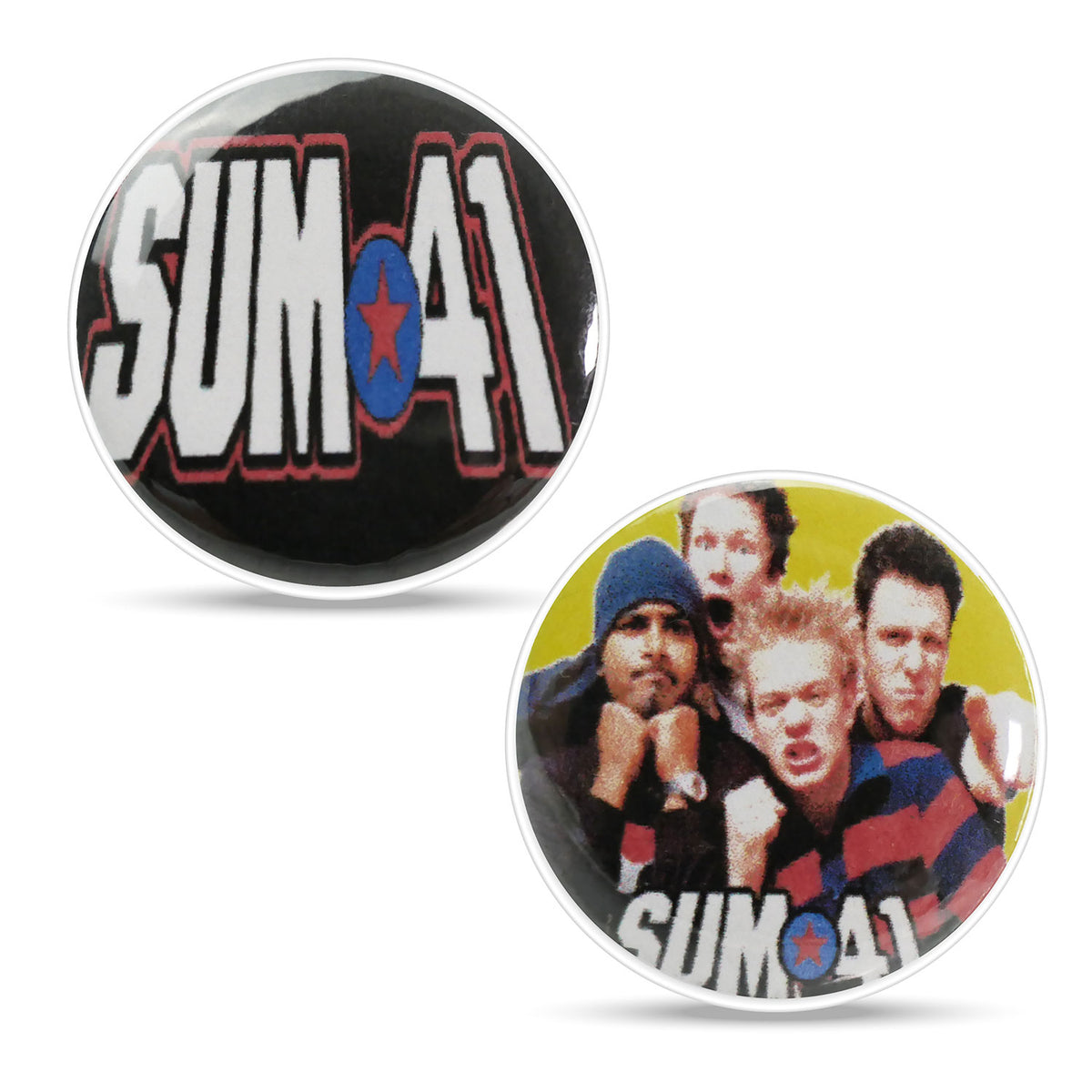 Sum 41 Button Back
