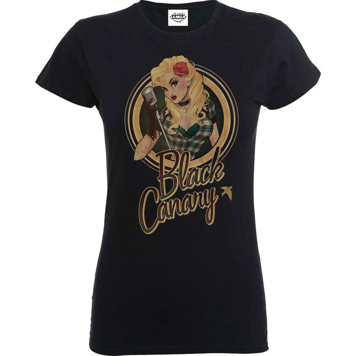 DC Comics Black Canary Junior Top Front