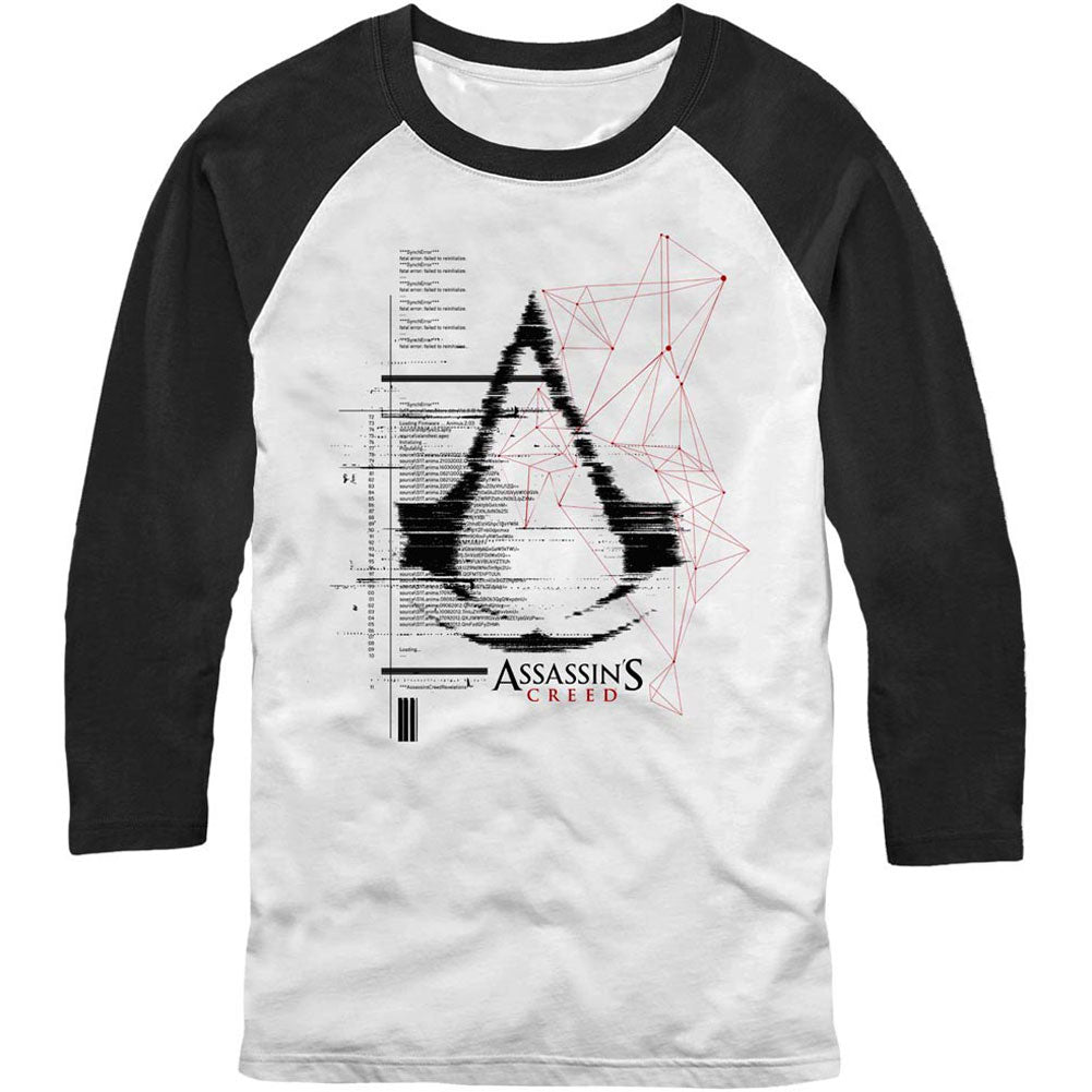 Assassin's Creed The Glitch Baseball Jersey Front
