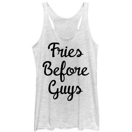 Chin Up Chin Up Want It - Heather - Racerback Womens Tank