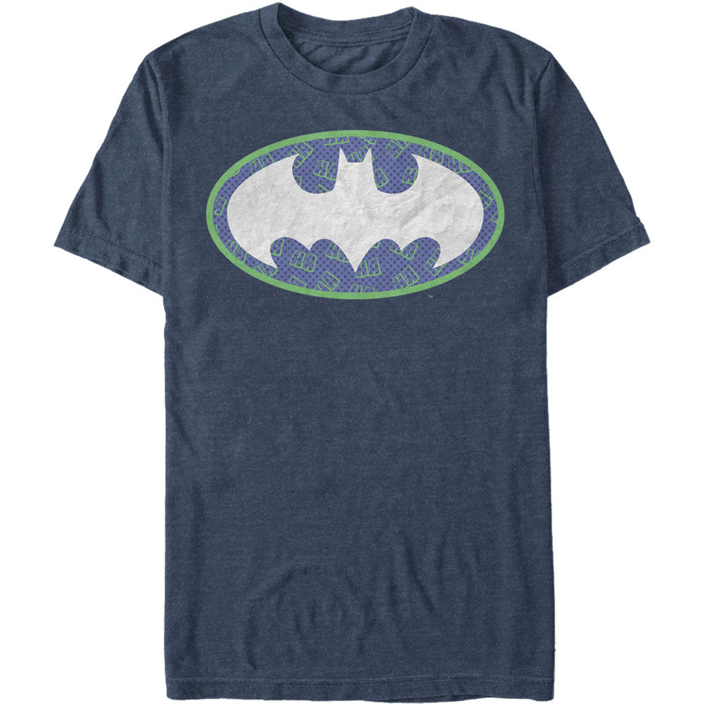 Batman Joker Bat Logo - Heather T-shirt