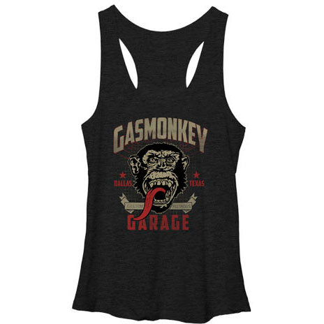 Gas Monkey Framed - Heather - Racerback Womens Tank