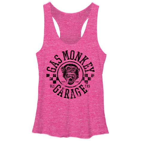 Gas Monkey Rally - Heather - Racerback Womens Tank