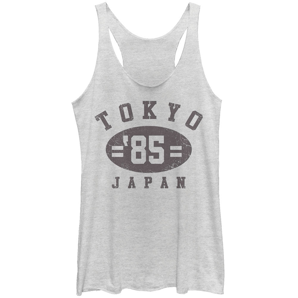 Lost Gods Tokyo - Heather - Racerback Womens Tank