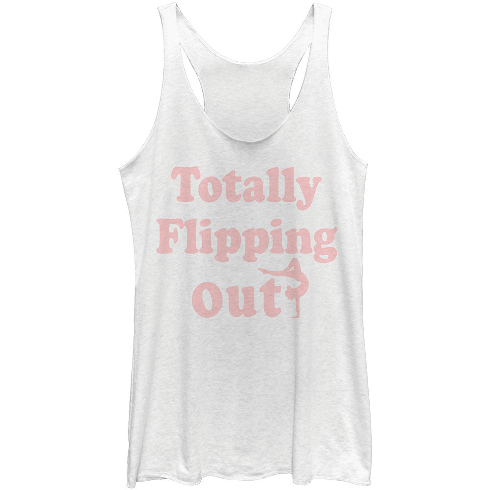 Lost Gods Flip Out - Heather - Racerback Womens Tank