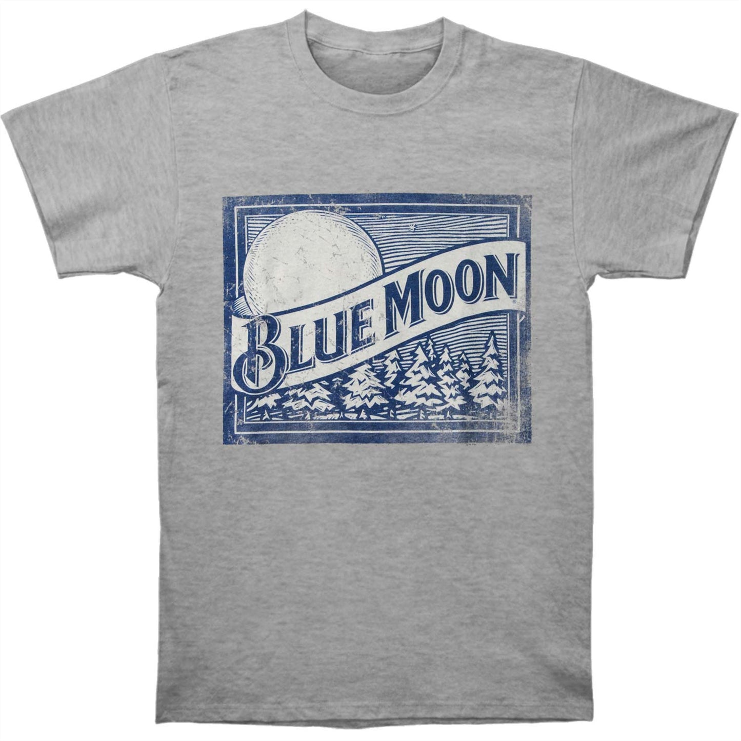 Blue Moon Blues Moon - Heather Slim Fit T-shirt Front