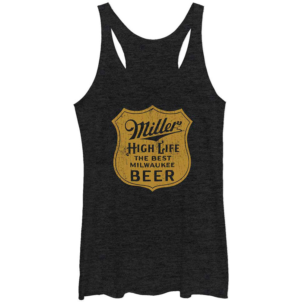 Miller Beer Starry Skies - Heather - Racerback Womens Tank