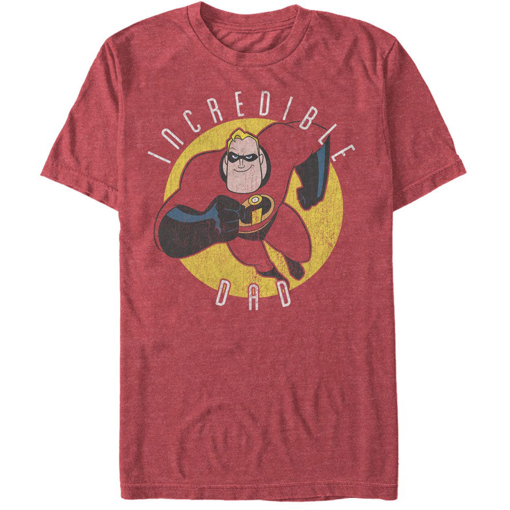 Incredibles Incredible Dad - Heather T-shirt