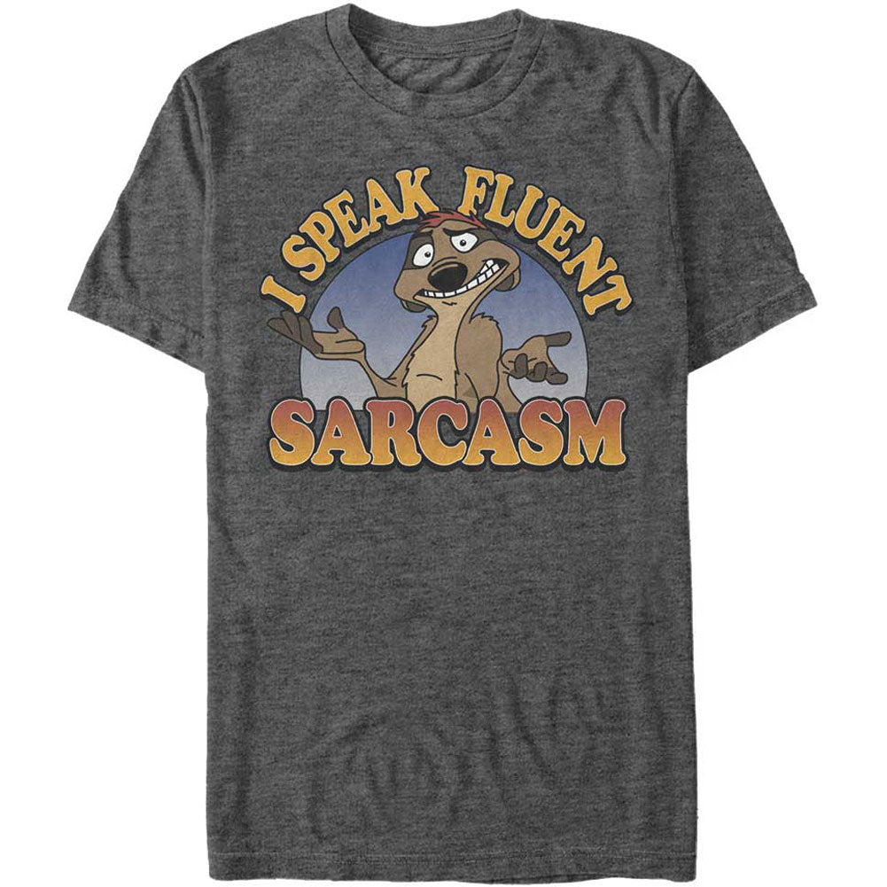Lion King Sarcasm - Heather T-shirt