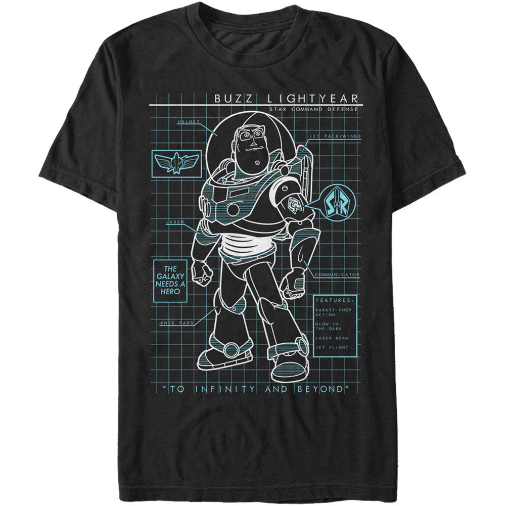 Toy Story Buzz Schematic T-shirt