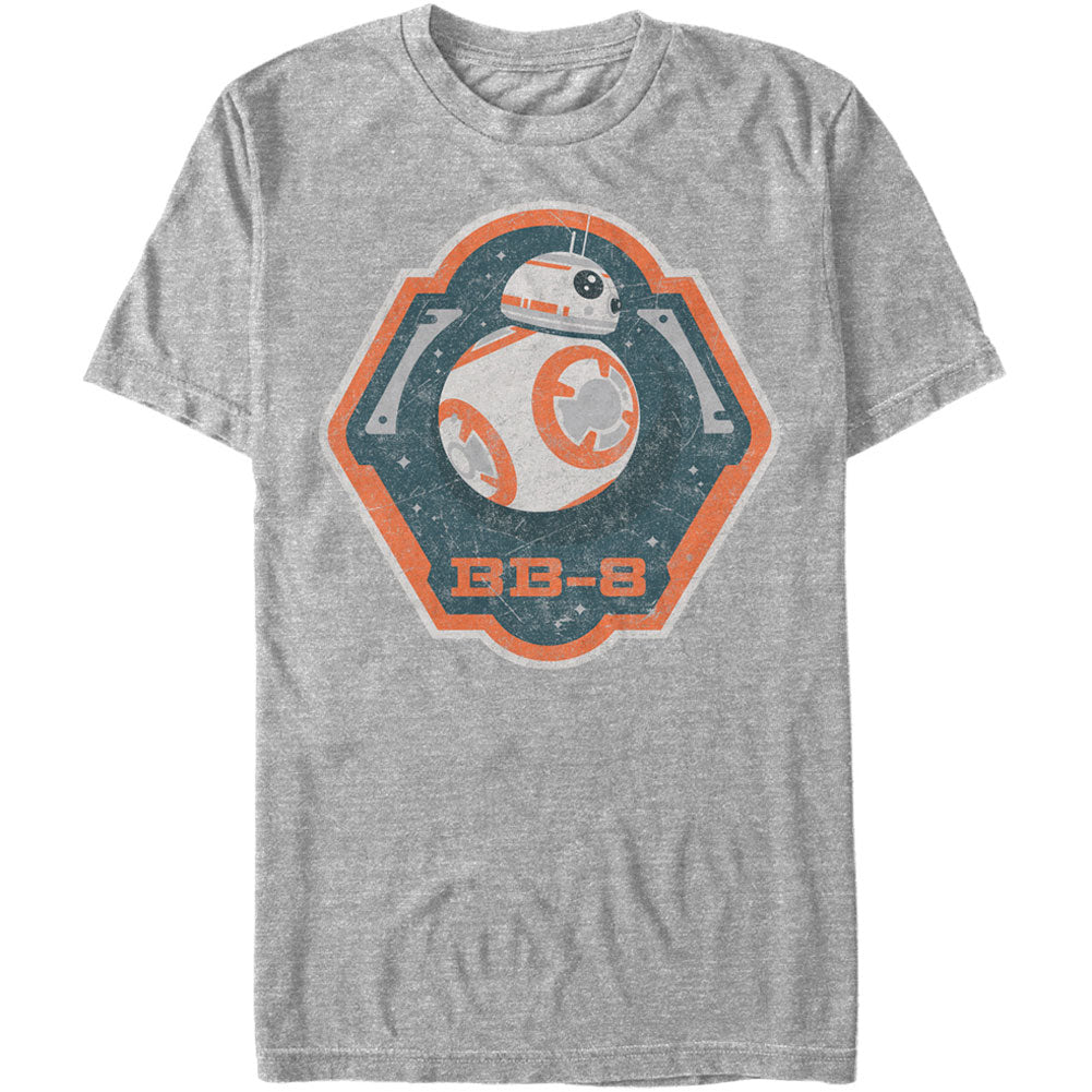 Star Wars BB8 Badge - Heather T-shirt