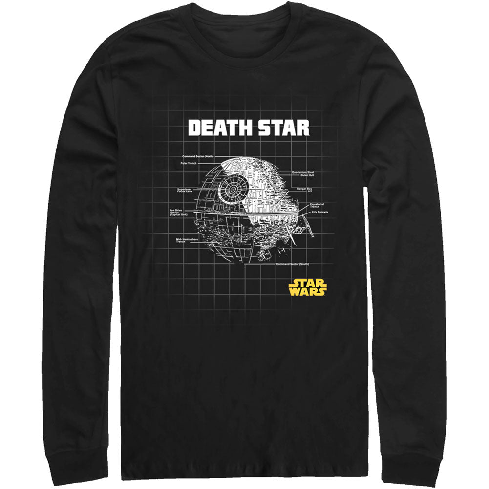 Star Wars Star Schematics LS Long Sleeve Front