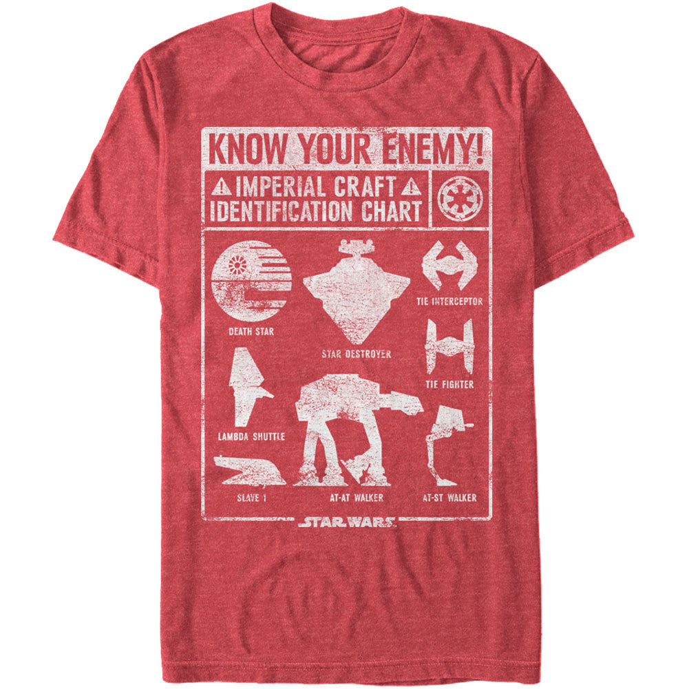 Star Wars Know Your Enemy - Heather T-shirt