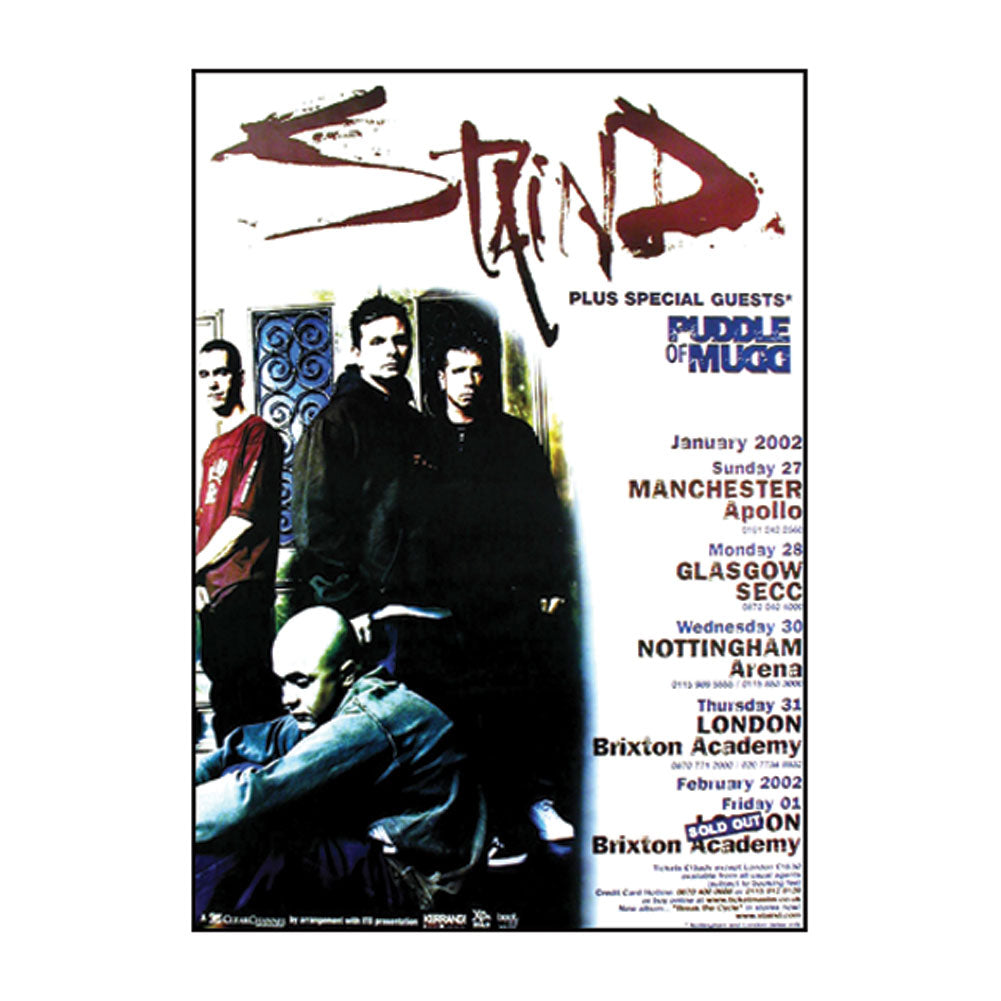Staind Subway Poster Front