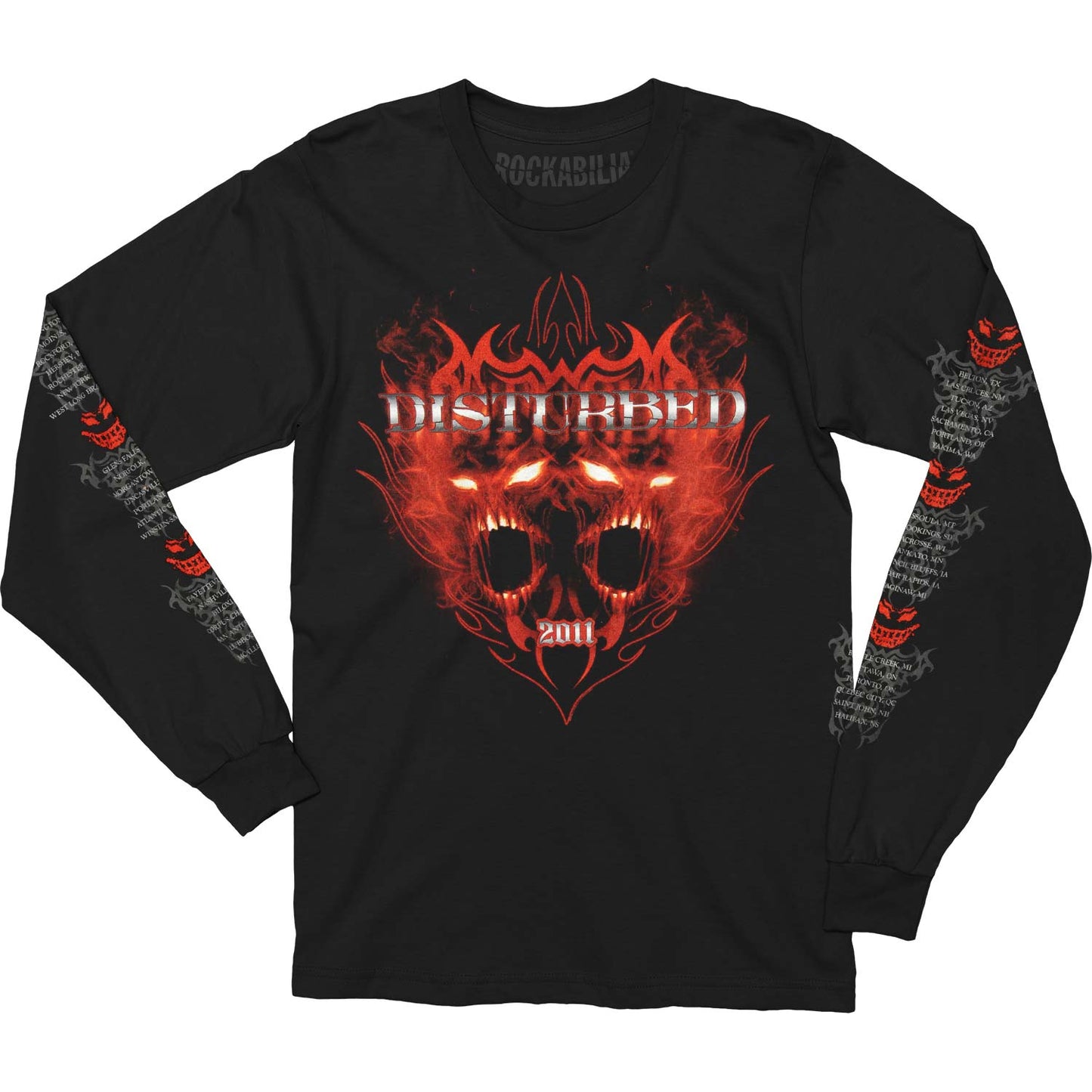 Disturbed 2011 (Limited Quantity) Long Sleeve Front