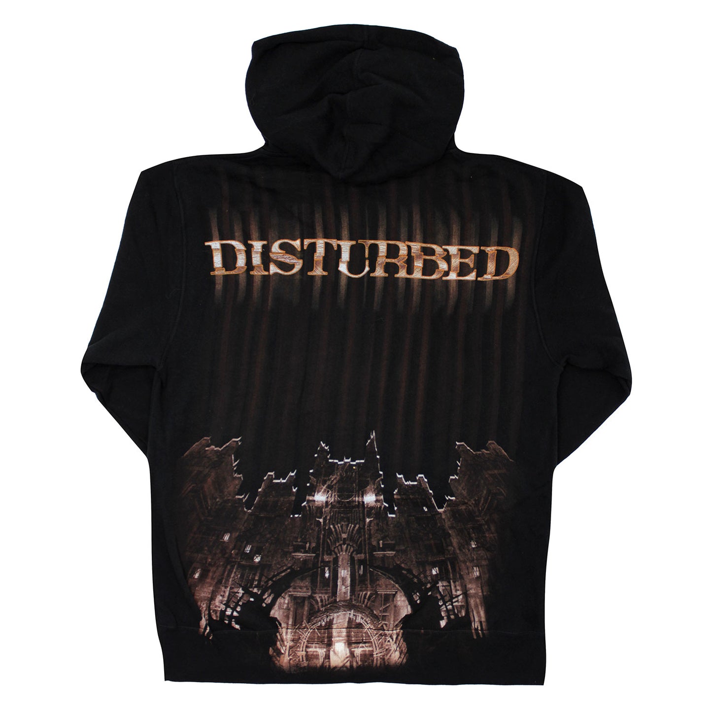 Disturbed Fire Eyes Zippered Hooded Sweatshirt Back
