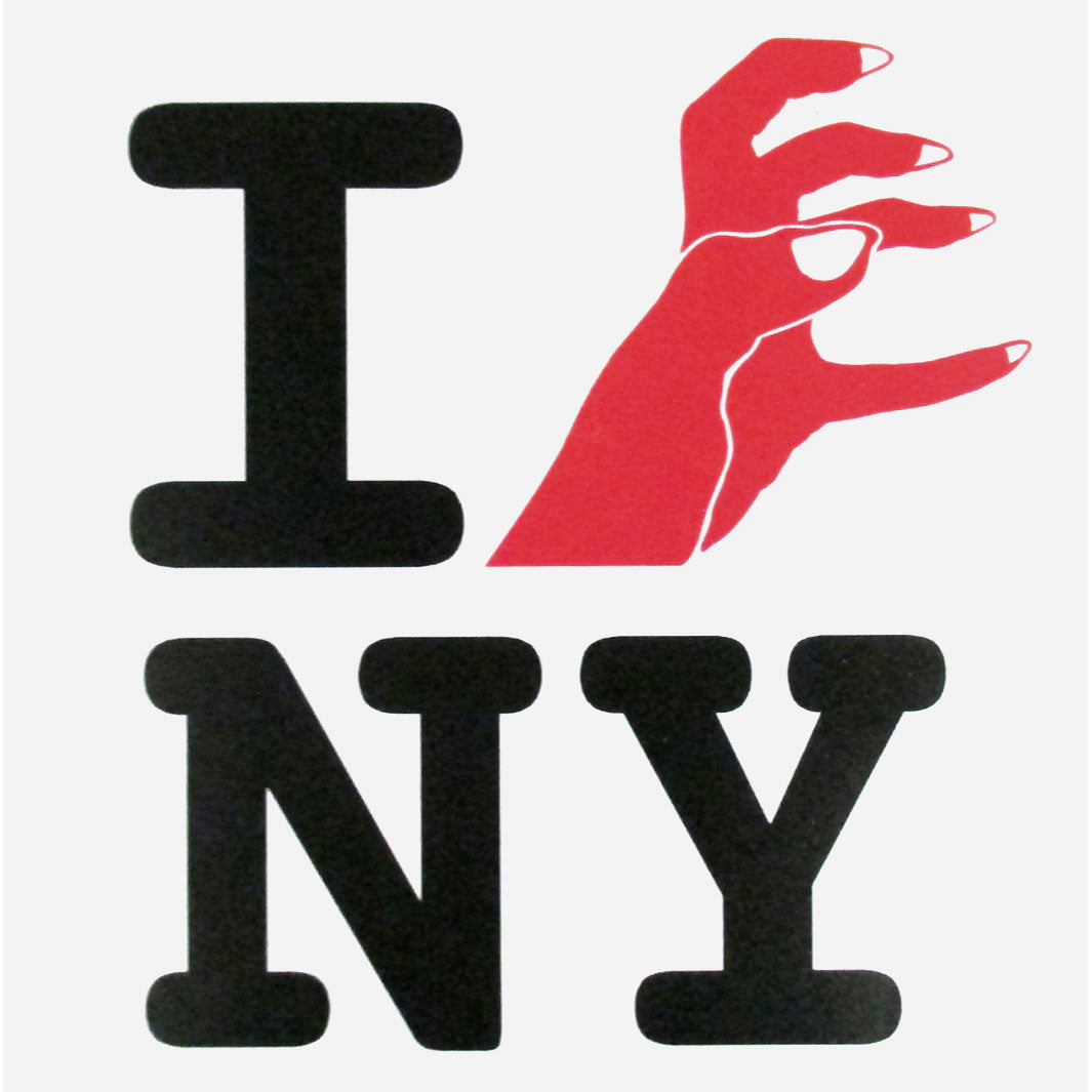 Lady Gaga Claw NY Sticker Front