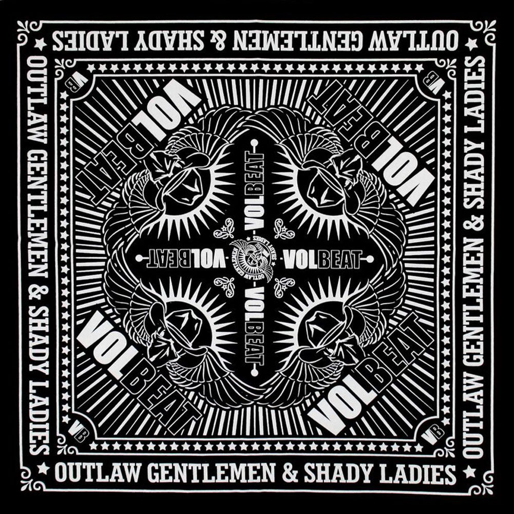 Volbeat Outlaw Gentlemen & Shady Ladies Bandana Front