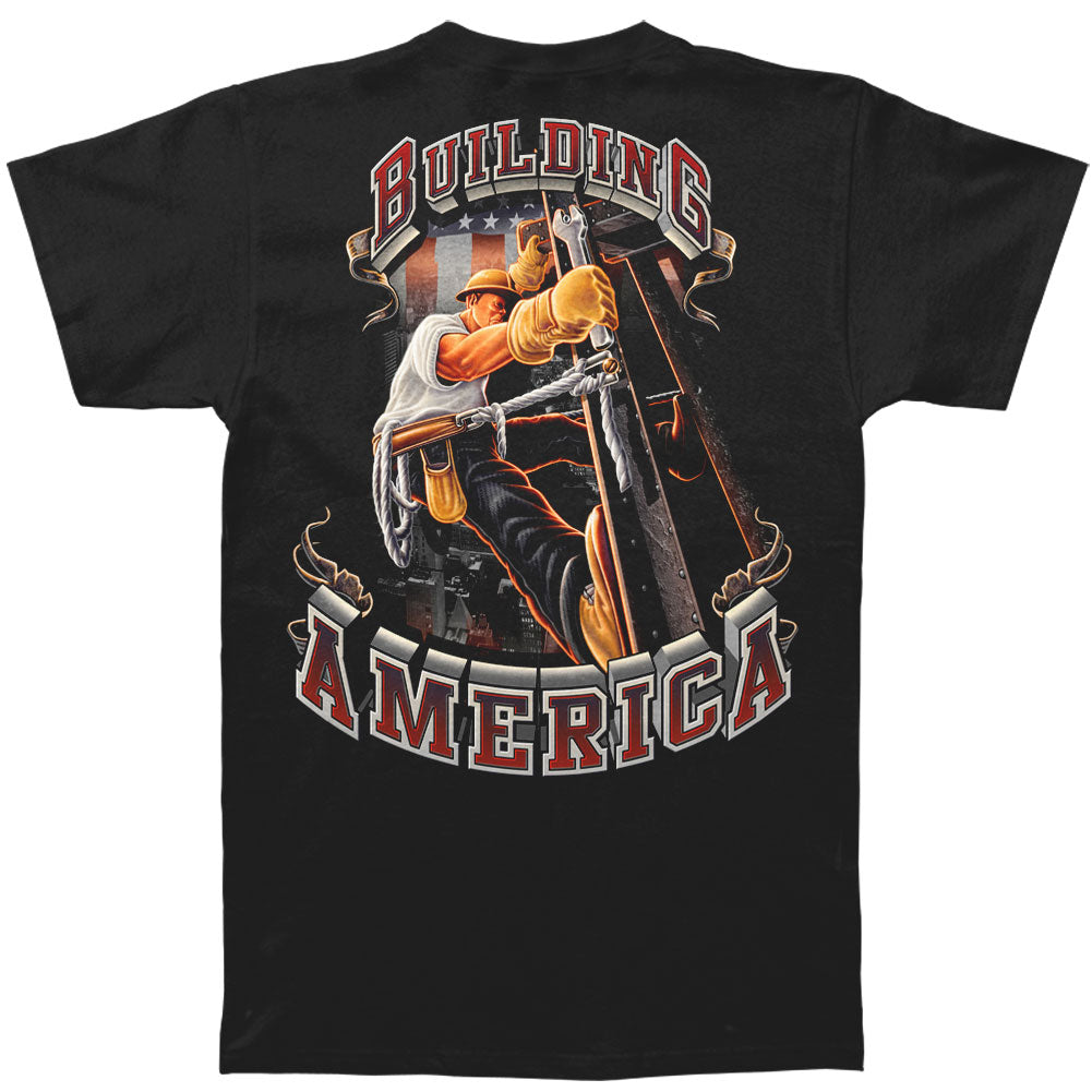 Novelty American Iron Worker T-shirt