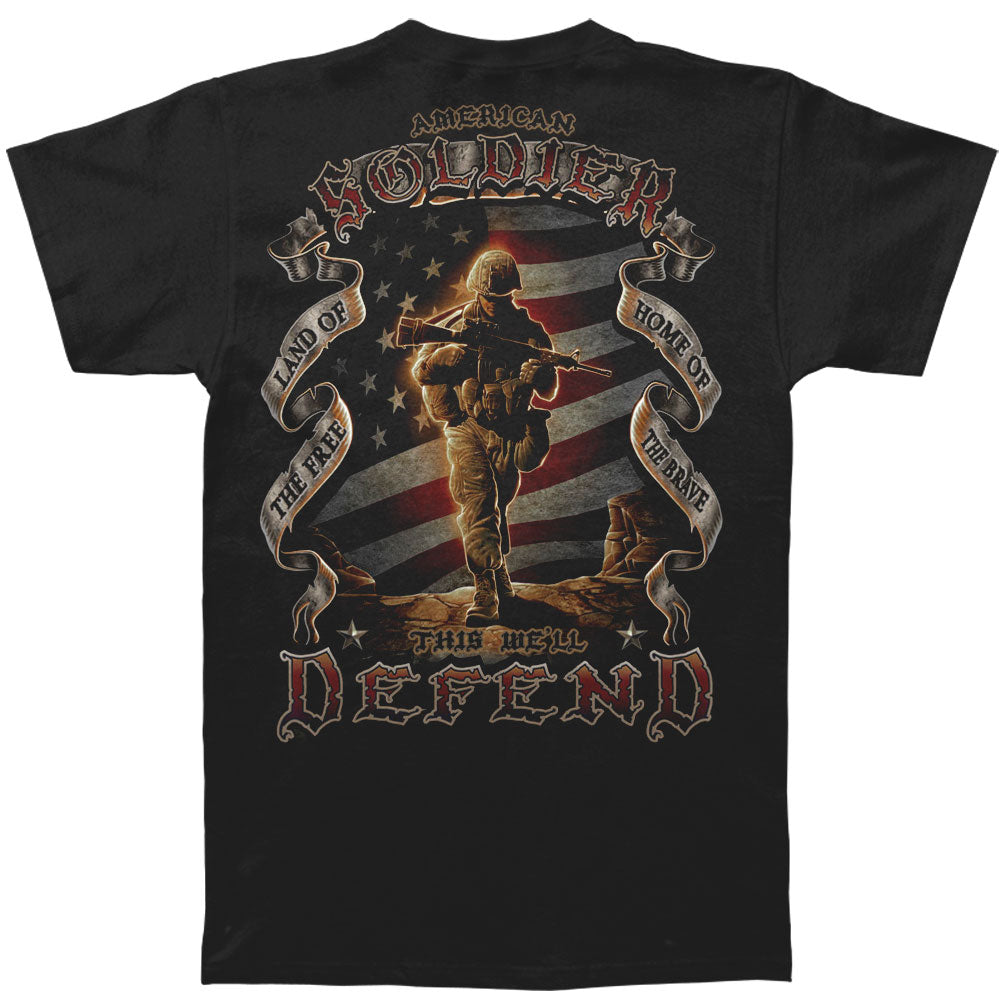 Novelty American Soldier T-shirt