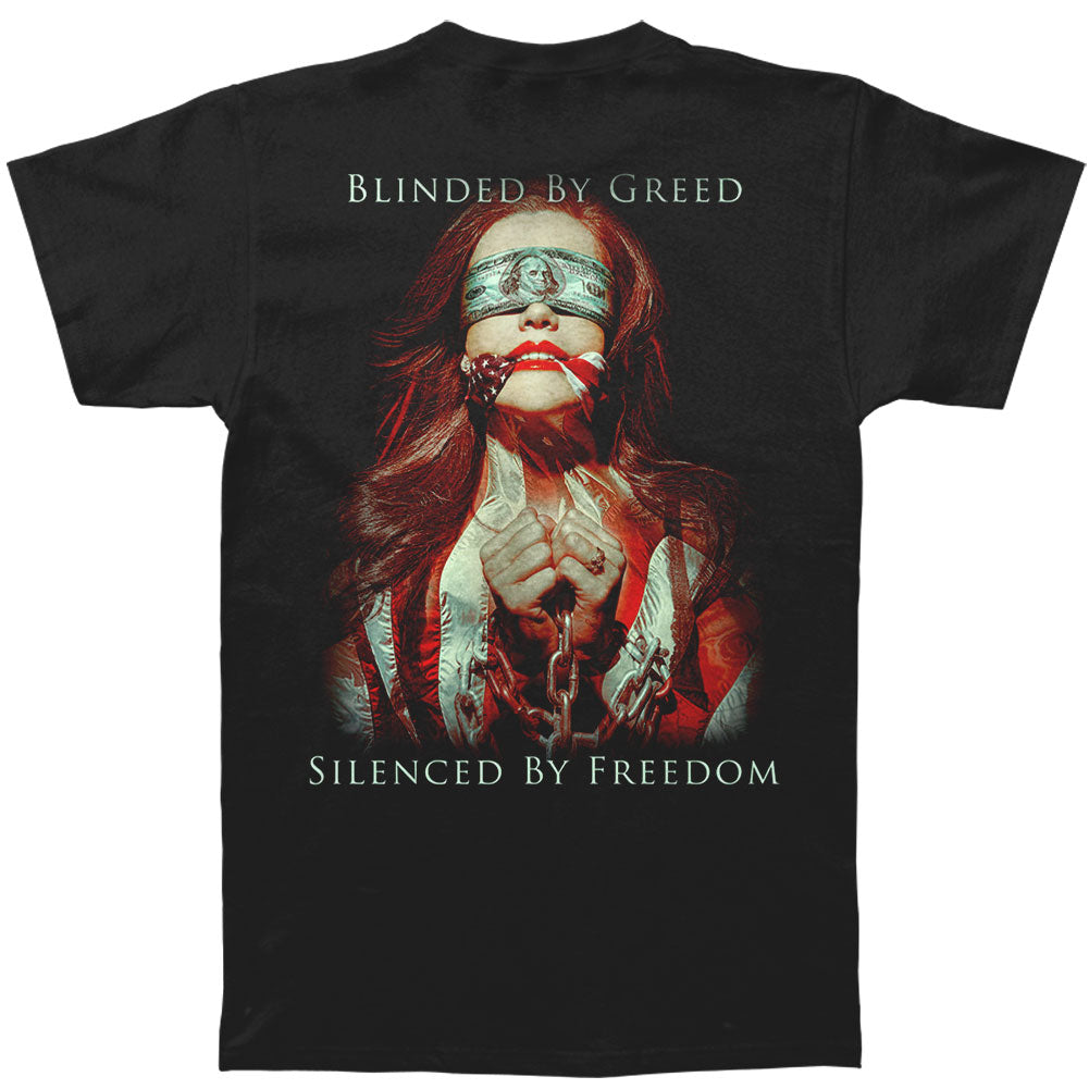 Novelty Blinded By Greed T-shirt