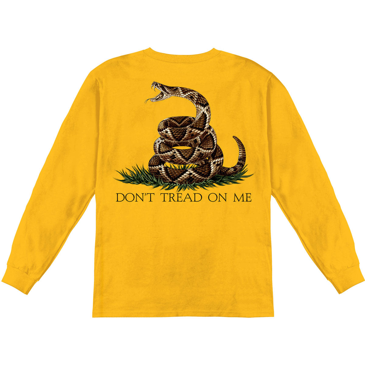 Novelty Dont Tread On Me Long Sleeve Back