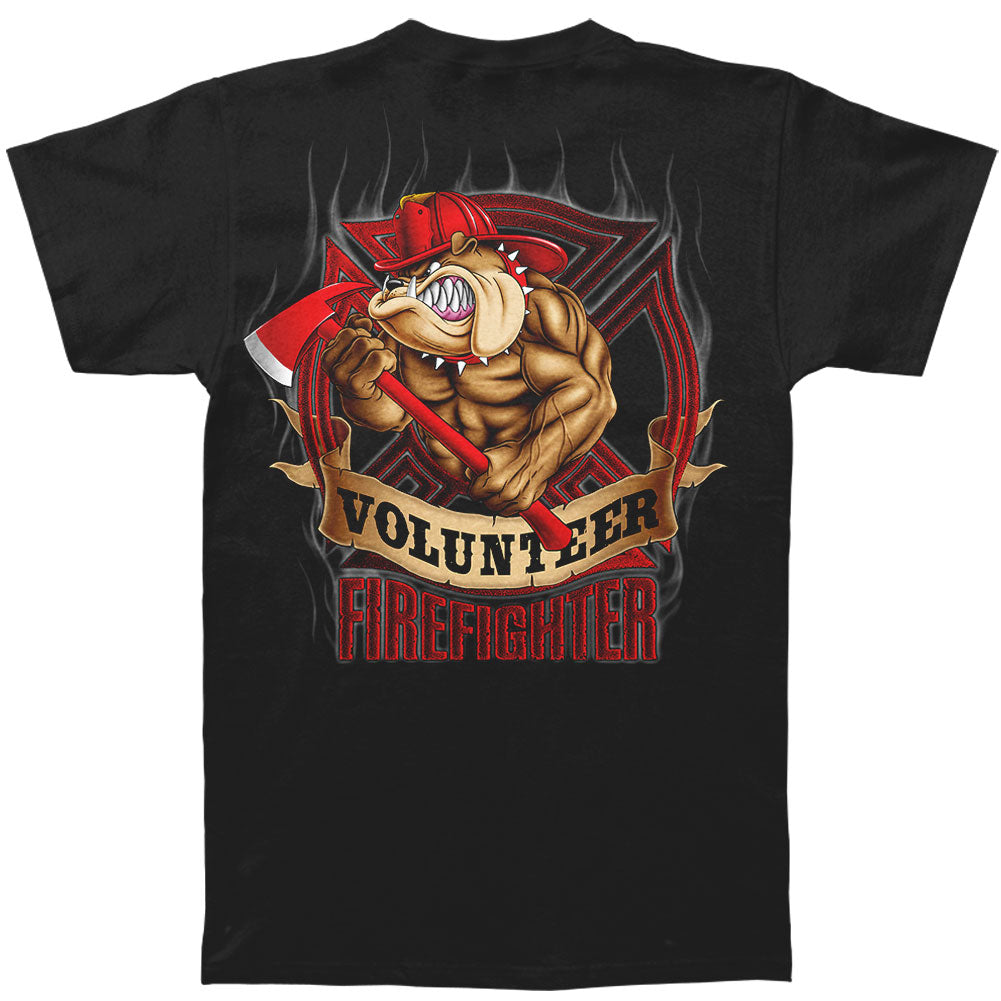 Novelty Fire Dog Volunteer T-shirt