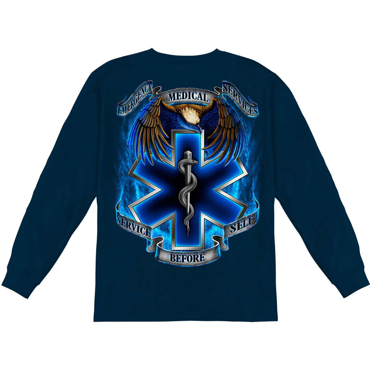 Novelty Heros EMS Long Sleeve Back