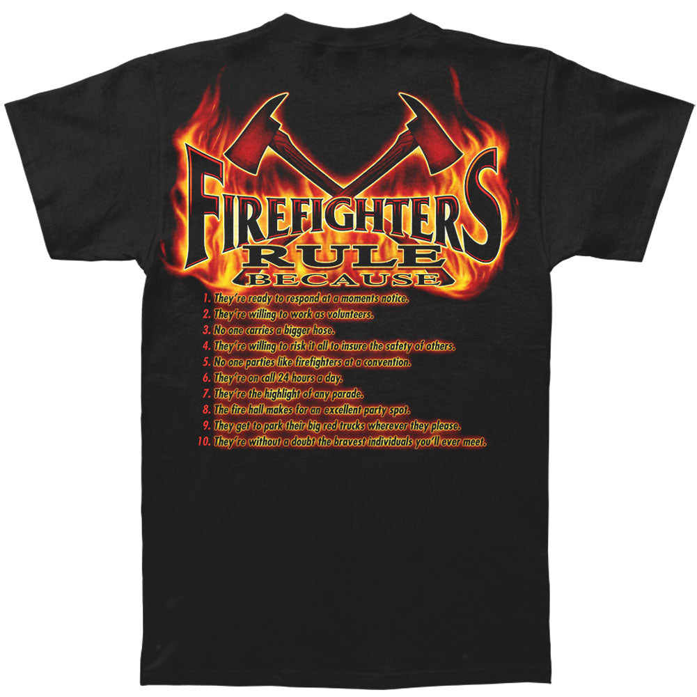 Novelty Rule Firefighters T-shirt