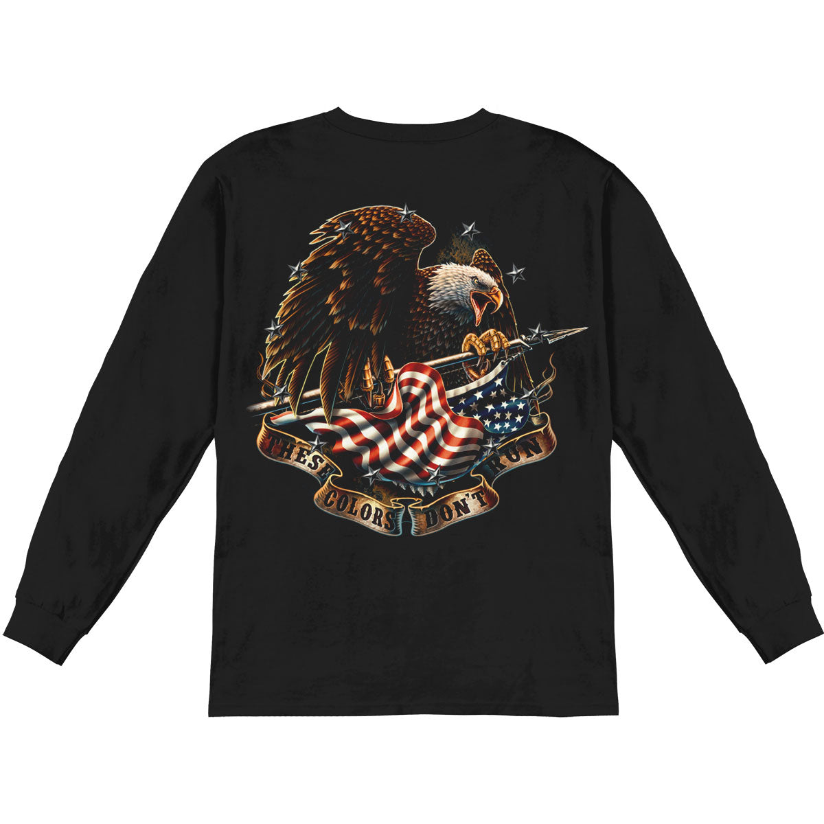 Novelty These Colors Dont Run Long Sleeve Back