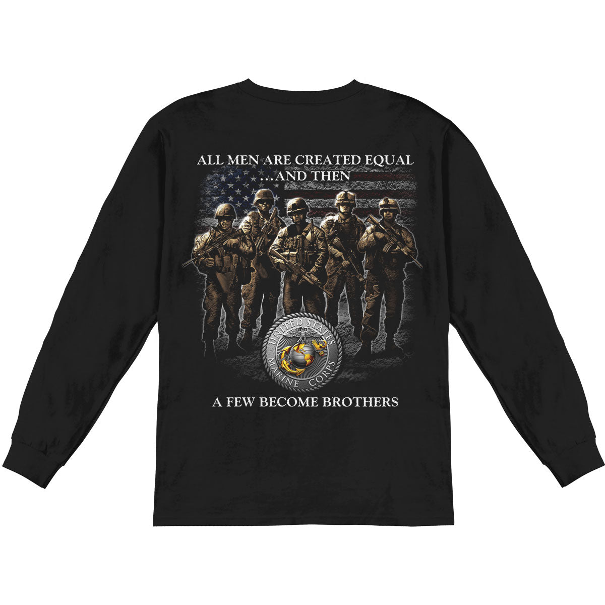Novelty USMC Brotherhood Long Sleeve
